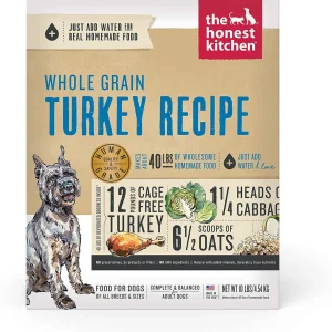 Honest Kitchen Dog Gourmet Grains Turkey And Whitefish 10 lb. Box