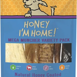 Honey I'm Home Buffalo Mega Muncher - 5-Type Variety Pack, 5-Count