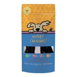 Honey I'm Home Dog Buffalo Liver Sticks 4.76 oz