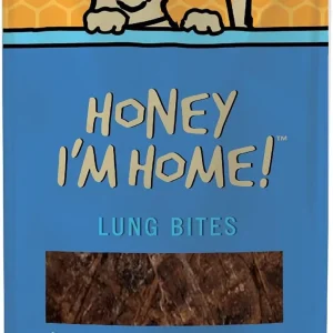 Honey I'm Home Dog Buffalo Lung Bites 3.1 oz