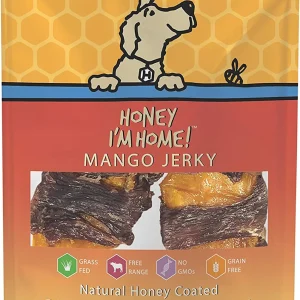 Honey I'm Home Dog Buffalo Mango Jerky 5.29 oz