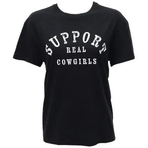 Hooey Youth Support Real Cowgirls Tee Shirt
