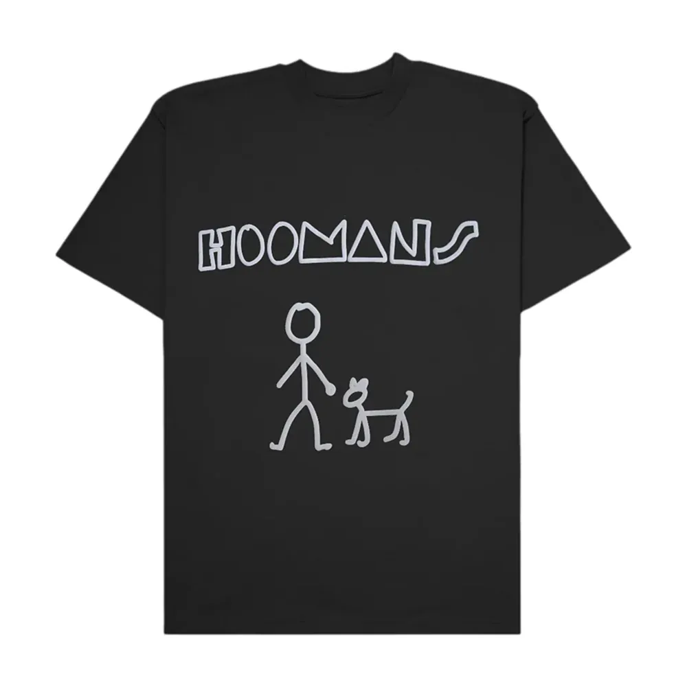 Hoomans The Head Tilt T Shirt for Men and Women (Black)
