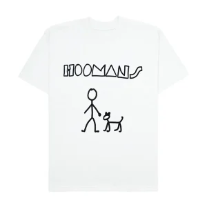 Hoomans The Head Tilt T Shirt for Men and Women (White)