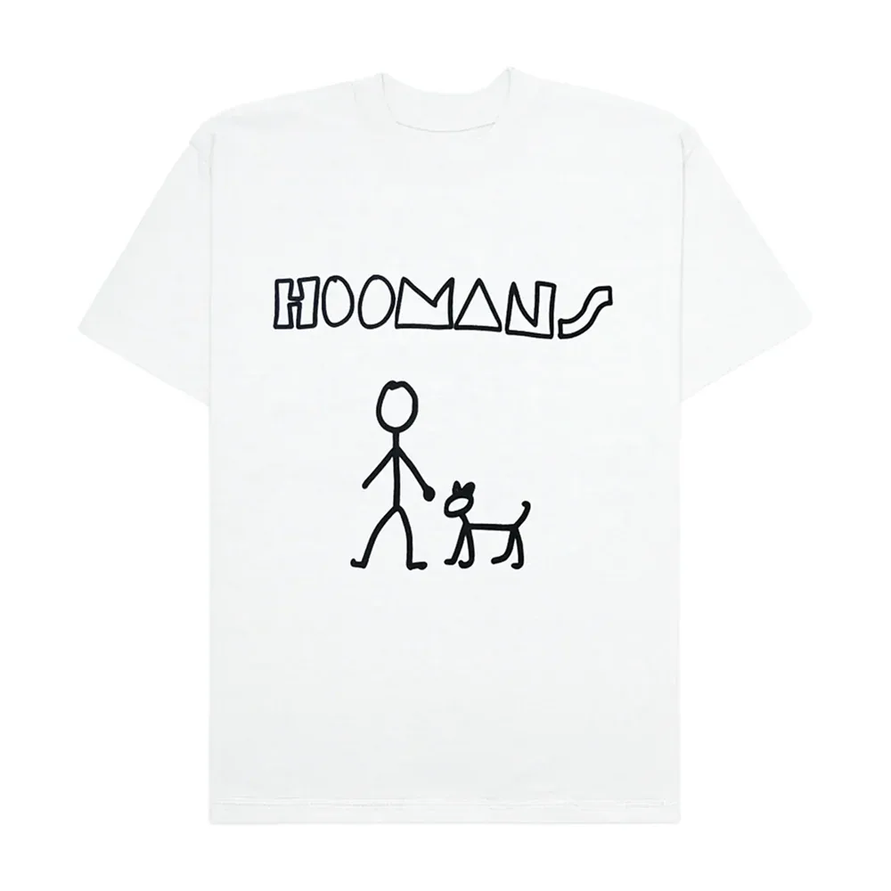 Hoomans The Head Tilt T Shirt for Men and Women (White)
