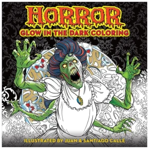 Horror Glow in the Dark Coloring Book