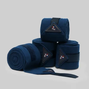 Horse Polo Fleece Bandages Navy