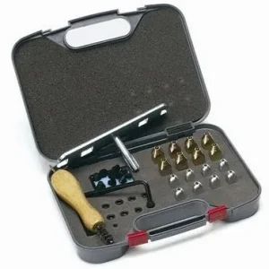 Horse Shoe Stud Kit with Plastic Case Graphite