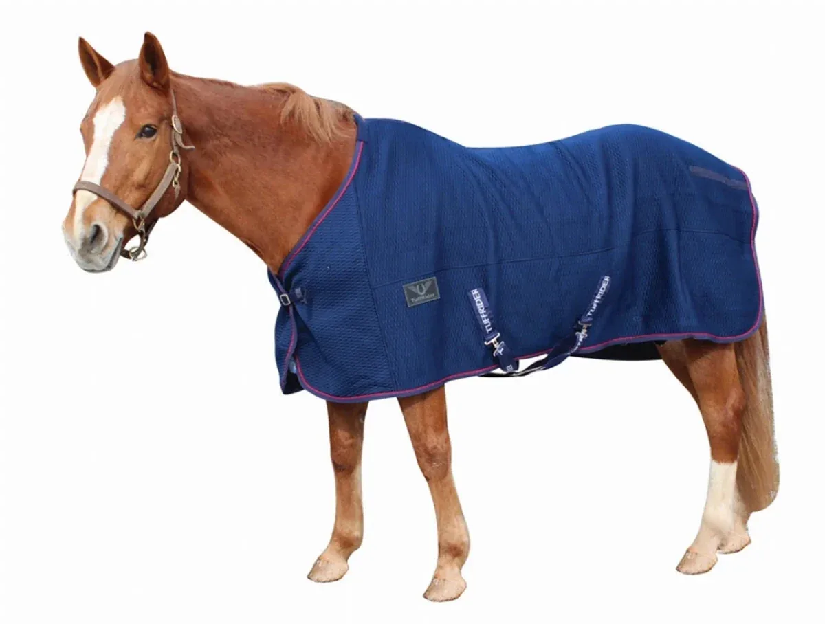 Horse Stable Sheet - TuffRider Thermo Manager Quilted Blanket with Contrast Piping