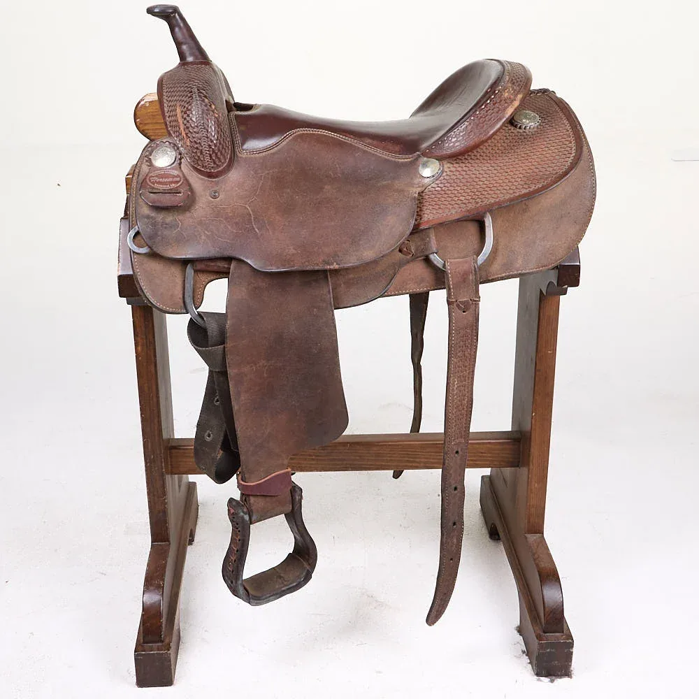 Horseman's Used 17in 1/4 Basket Stamp Horseman's Flat Seat Cutter - Image 2