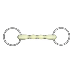 Horze Apple Flavor Mullen Loose Ring Snaffle Bit