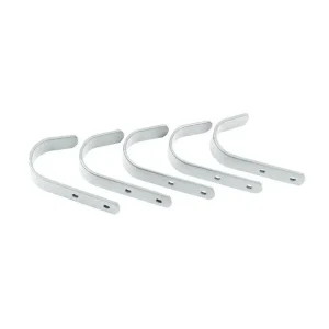 HorZe Hooks 5 Pieces Silver