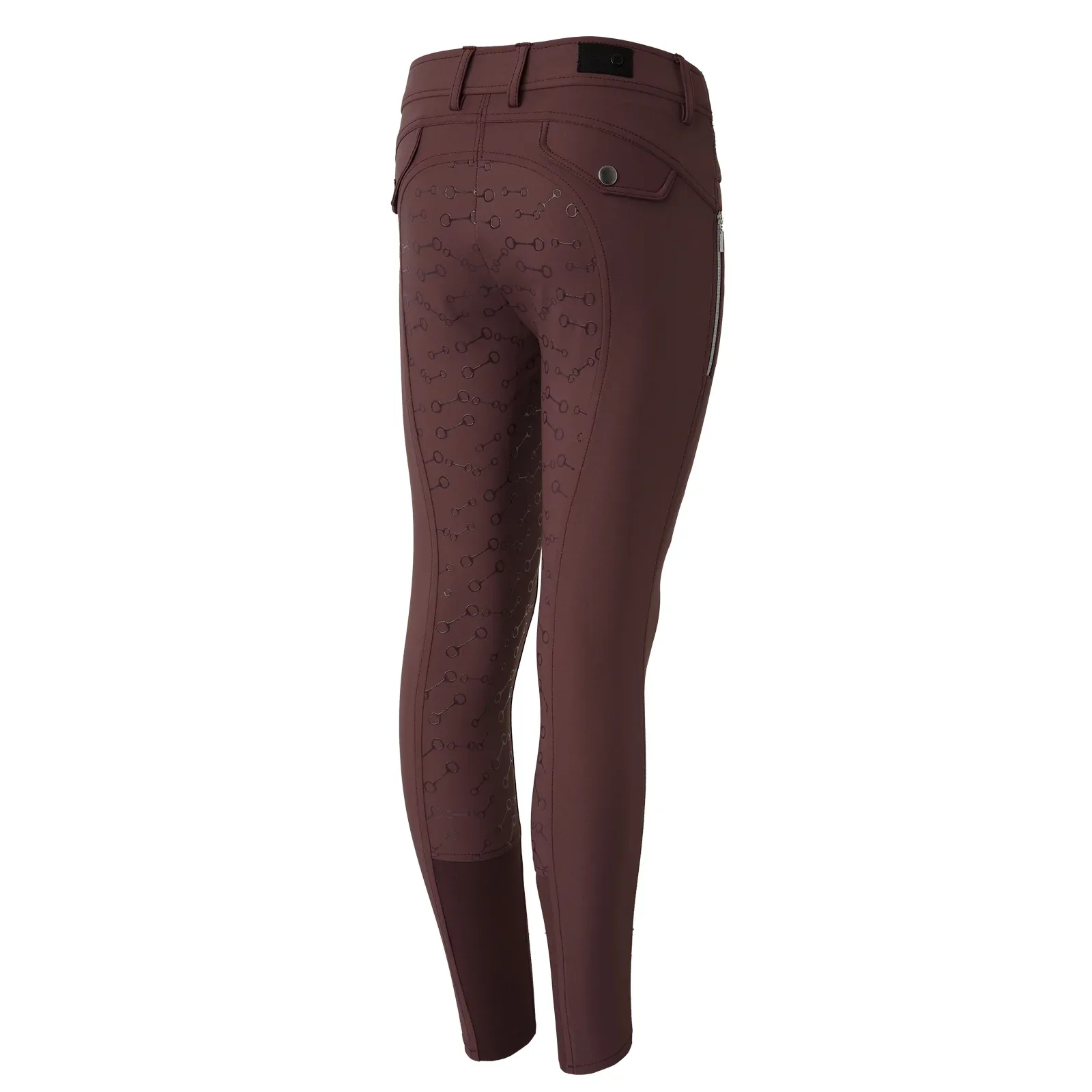 Horze JR Kids Andrea High Waist Full Grip Breeches - Image 2