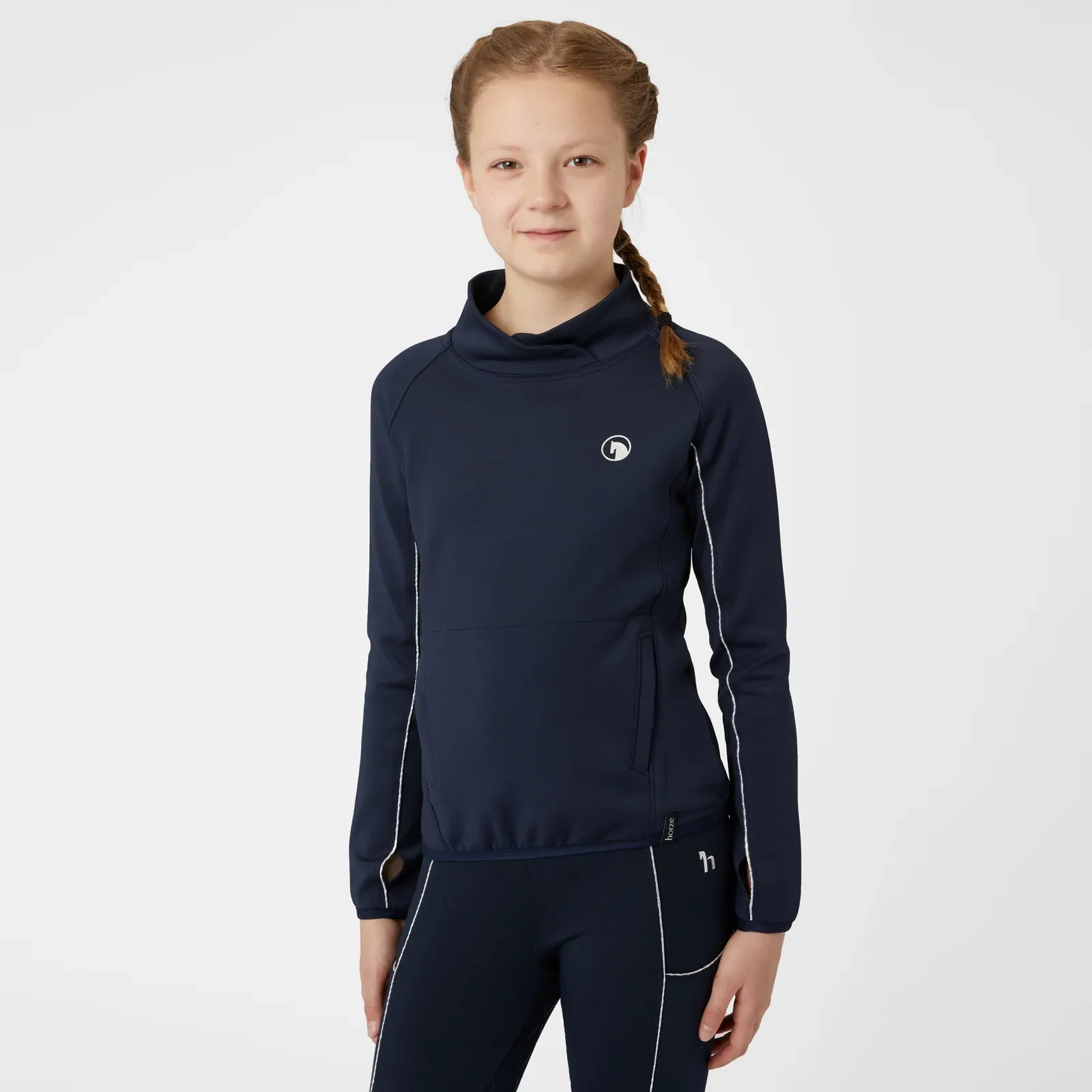 Horze Kids Ella Technical Turtle Neck Top - Image 2