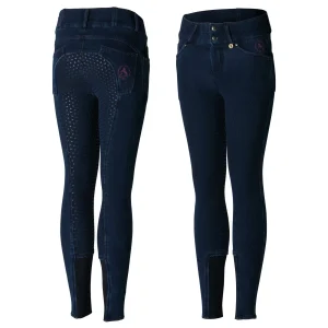 Horze Kids Kacy Denim Winter Full Seat Breeches