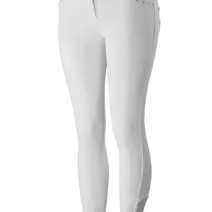 Horze Ladies’ Olivia Knee-Patch Breech with Silicone Grip