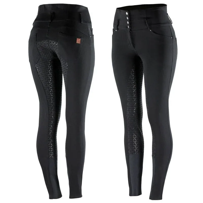 Horze Ladies Tara High Waist Full Seat Breeches - Image 2