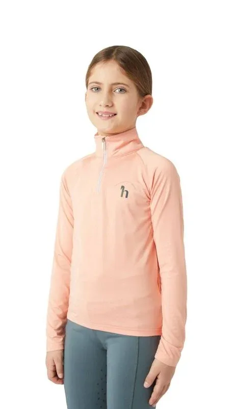 Horze Lola Kids LS Half Zip Tec Shirt - Image 2