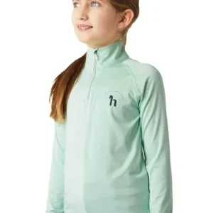 Horze Lola Kids LS Half Zip Tec Shirt