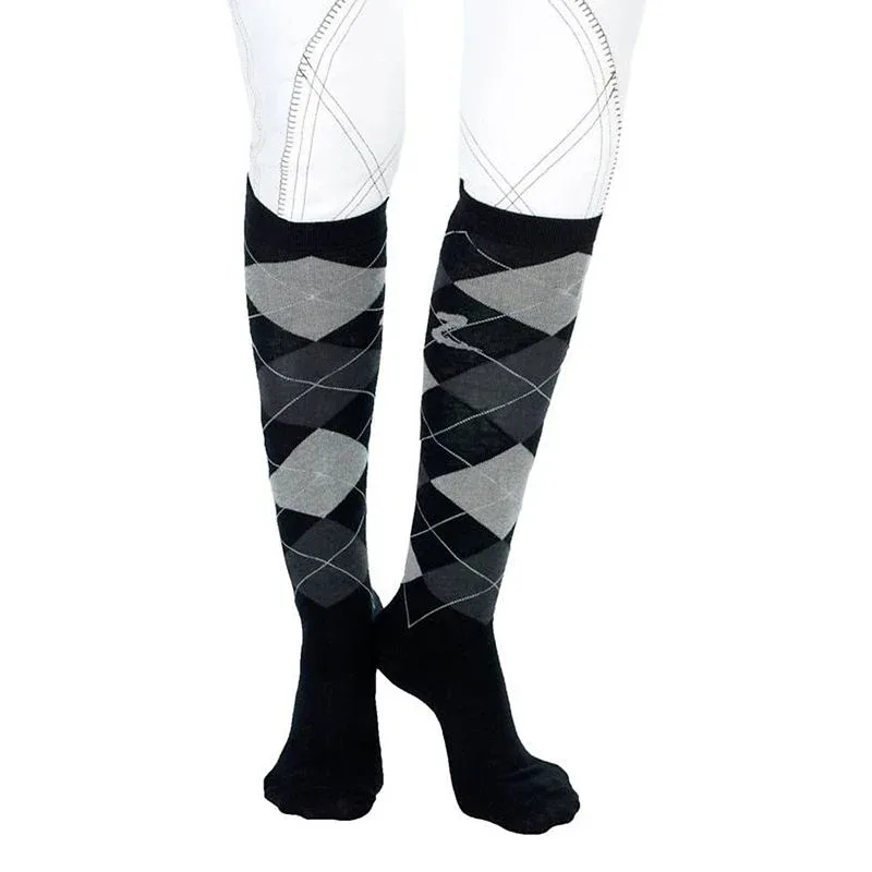 Horze Mens Holly Argyle Socks