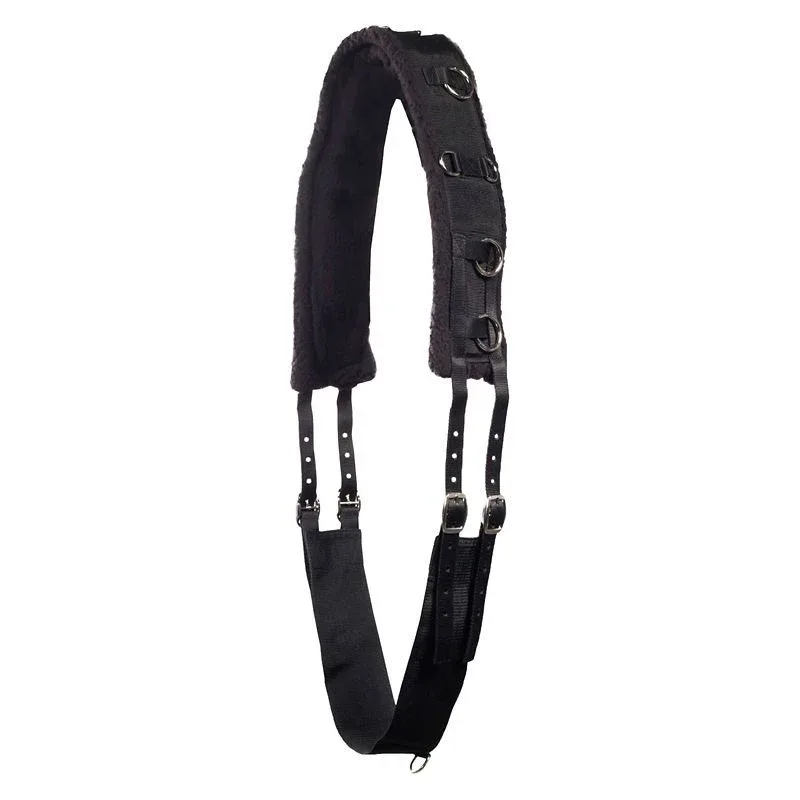 Horze Spirit Lunging Girth Pony Black - Image 2