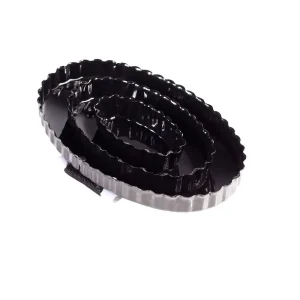 HorZe Steel Curry Comb Black