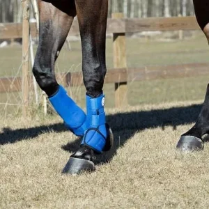 Horze Supreme Brushing Boots Small Blue