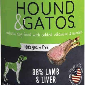 Hound And Gatos Dog Grain-Free Lamb Lamb Liver, 13 oz each, Case of 12