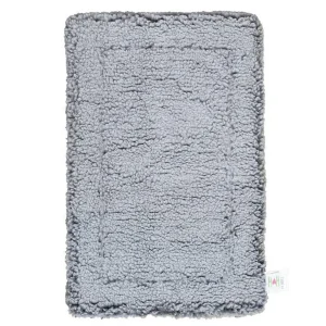 Hugglehounds Dog Fleece Mat, Gray Large 26 x 42 in