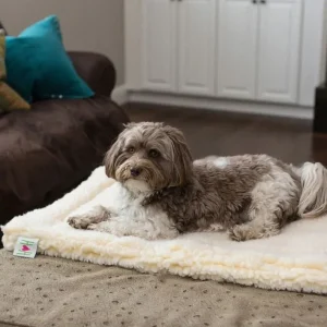 Hugglehounds Dog Fleece Mat - Natural Small 23X30In