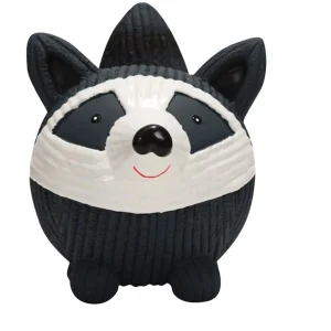 Hugglehounds Dog Reggie Raccoon Ruff-Tex Ball Large
