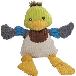 HuggleHounds Duck Knottie Dog Toy - Small