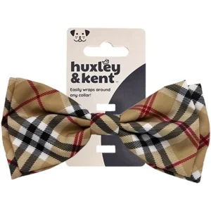 Huxley & Kent High Street Plaid Dog Bow Tie - Large