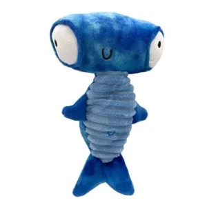 Huxley & Kent Lulubelles Power Plush Hammerhead Shark Plush Dog Toy