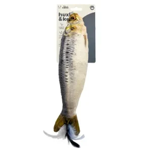 Huxley & Kent Sardine Kicker Plush Cat Toy
