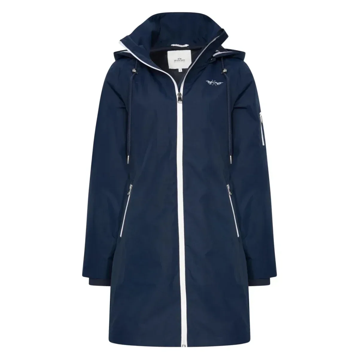 HV Polo HVSJoie Long Jacket- Navy- 38 - Image 2