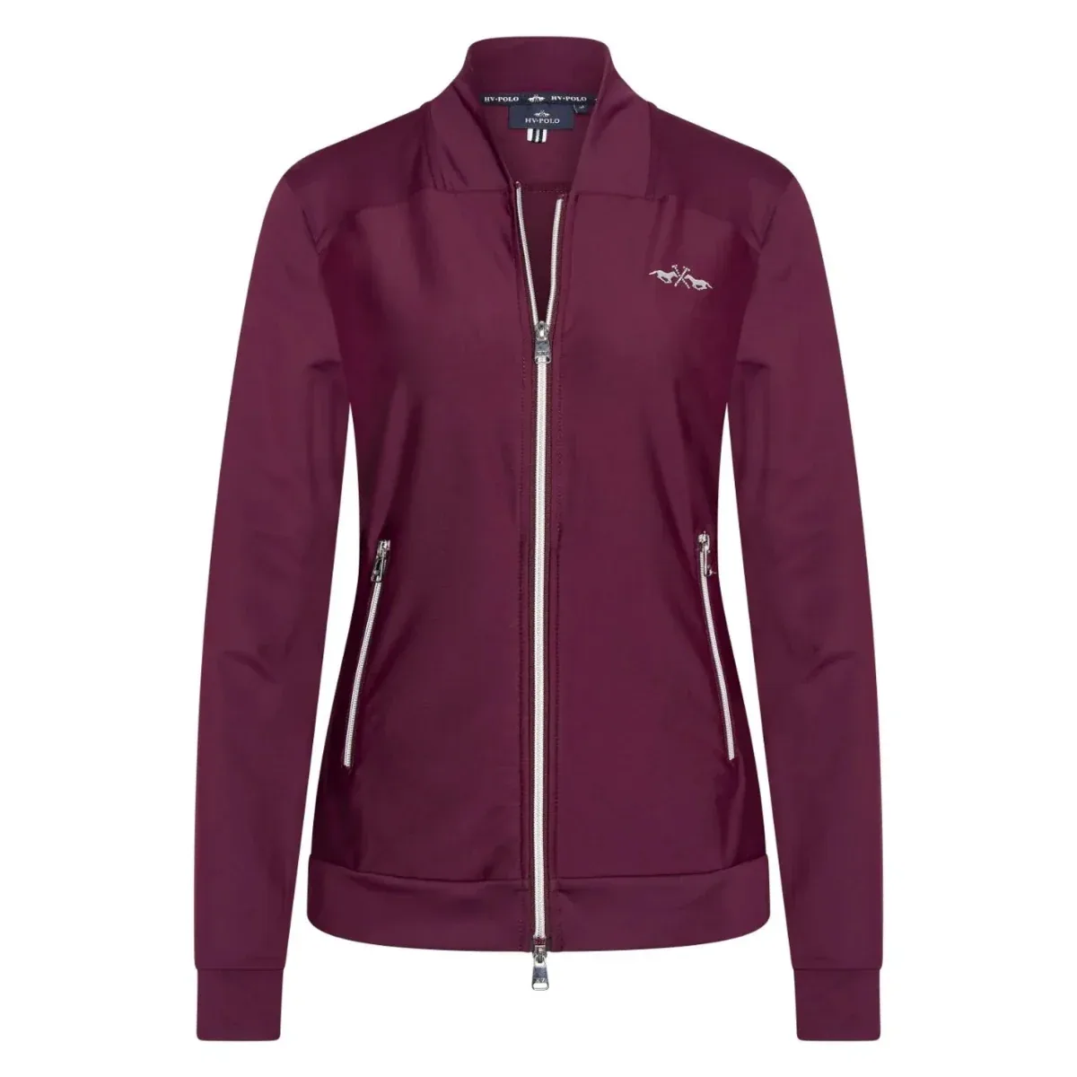 HV Polo Tech Cardigan HVPTeddy-Dark berry-Medium