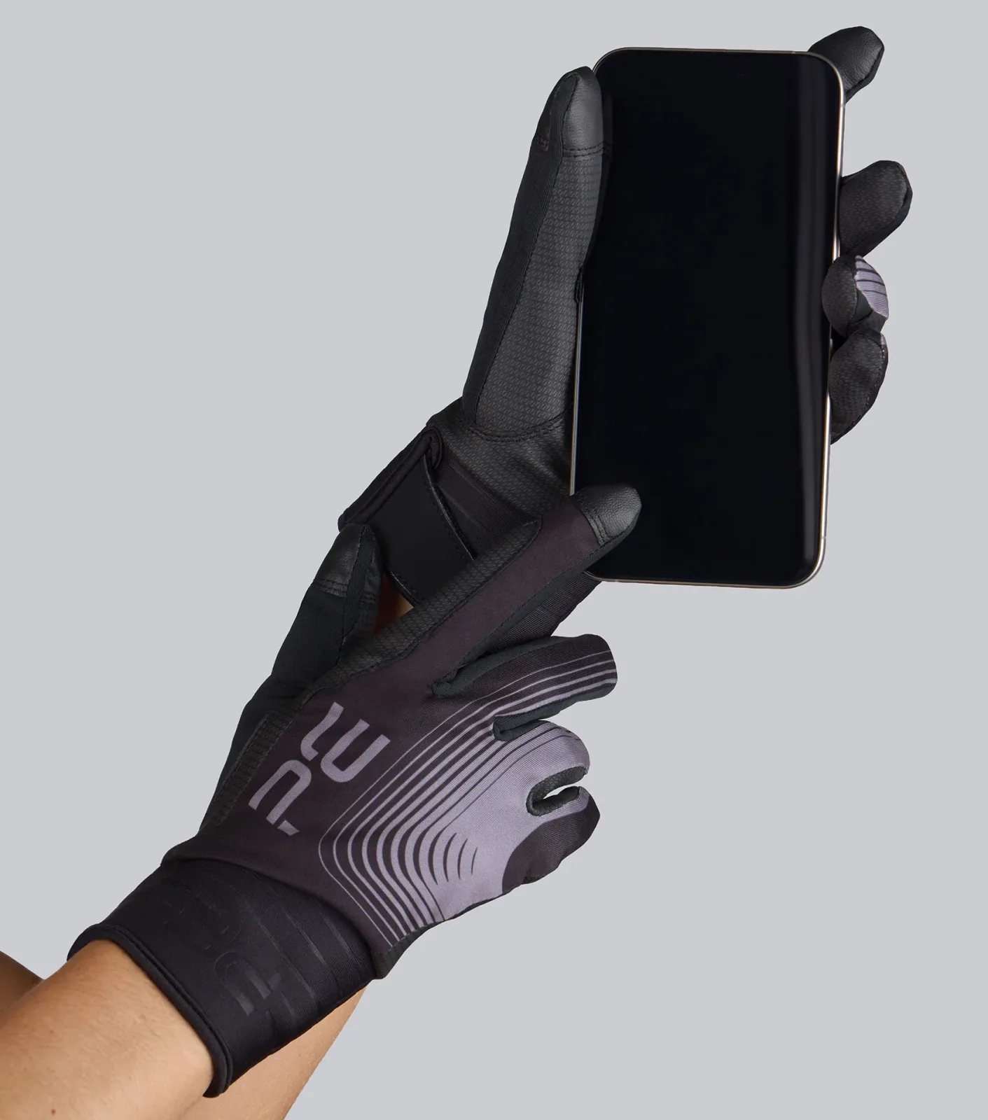 Hydrex Waterproof Riding Gloves Black - Image 2