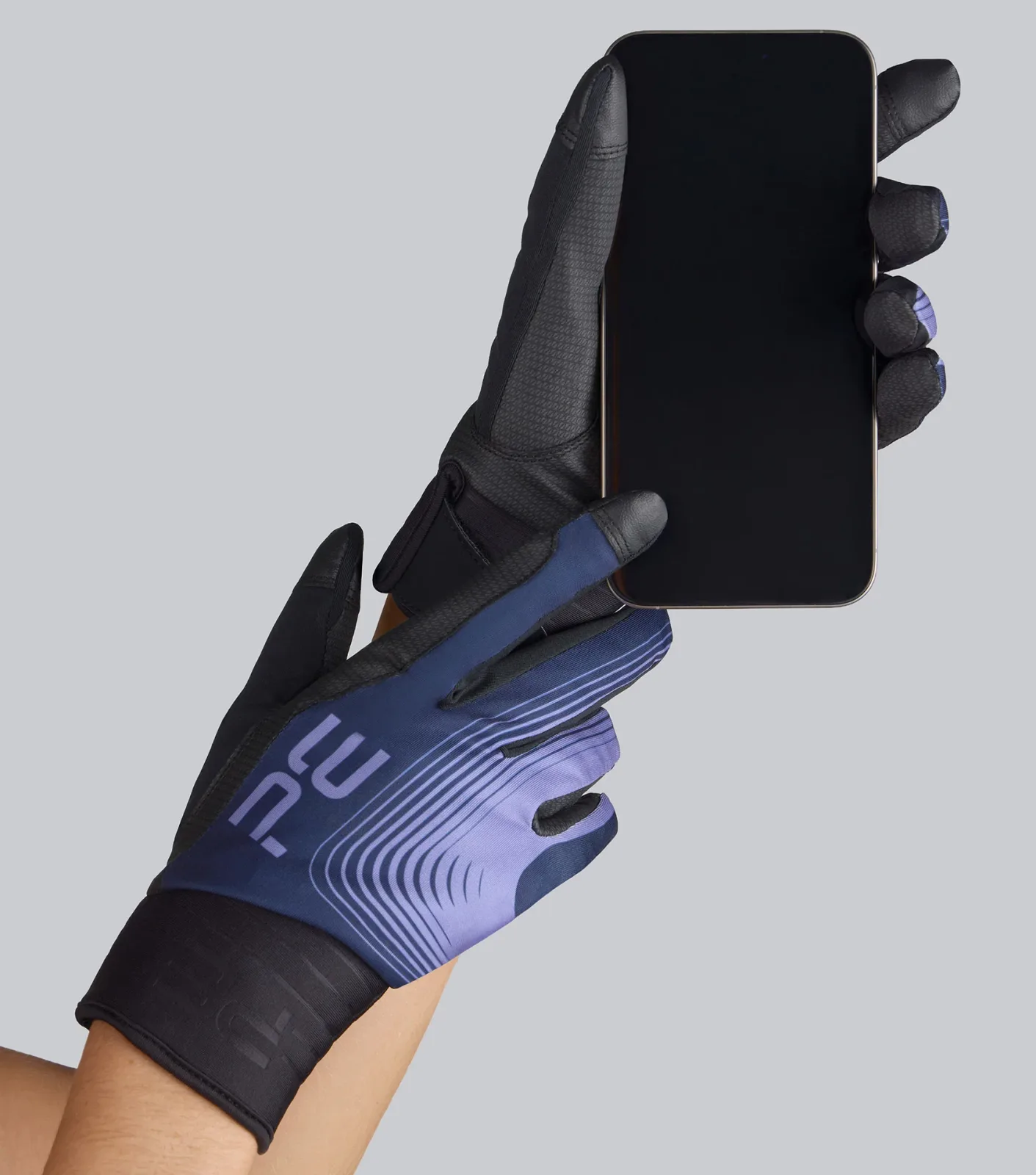 Hydrex Waterproof Riding Gloves Navy - Image 2