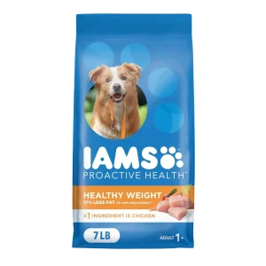 IAMS Healthy Weight Adult Dry Dog Food Chicken 7 lb