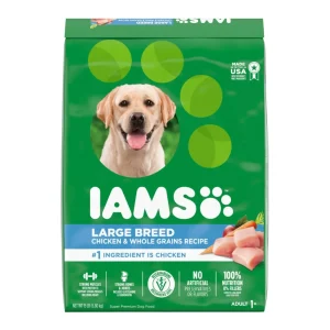 IAMS High Protein Large Breed Adult Dry Dog Food Real Chicken 15 lb