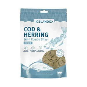 Icelandic Cat Mini COD & Herring Combo Bites, 1.7 oz