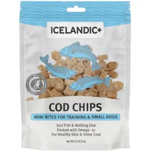 Icelandic+ Cod Chips Mini Bites Training Dog Treats