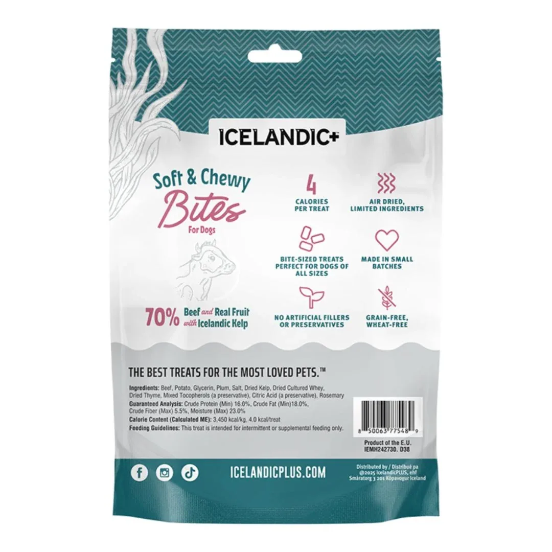 Icelandic Dog Beef & Plum Soft & Chewy Bites 2.82 oz - Image 2