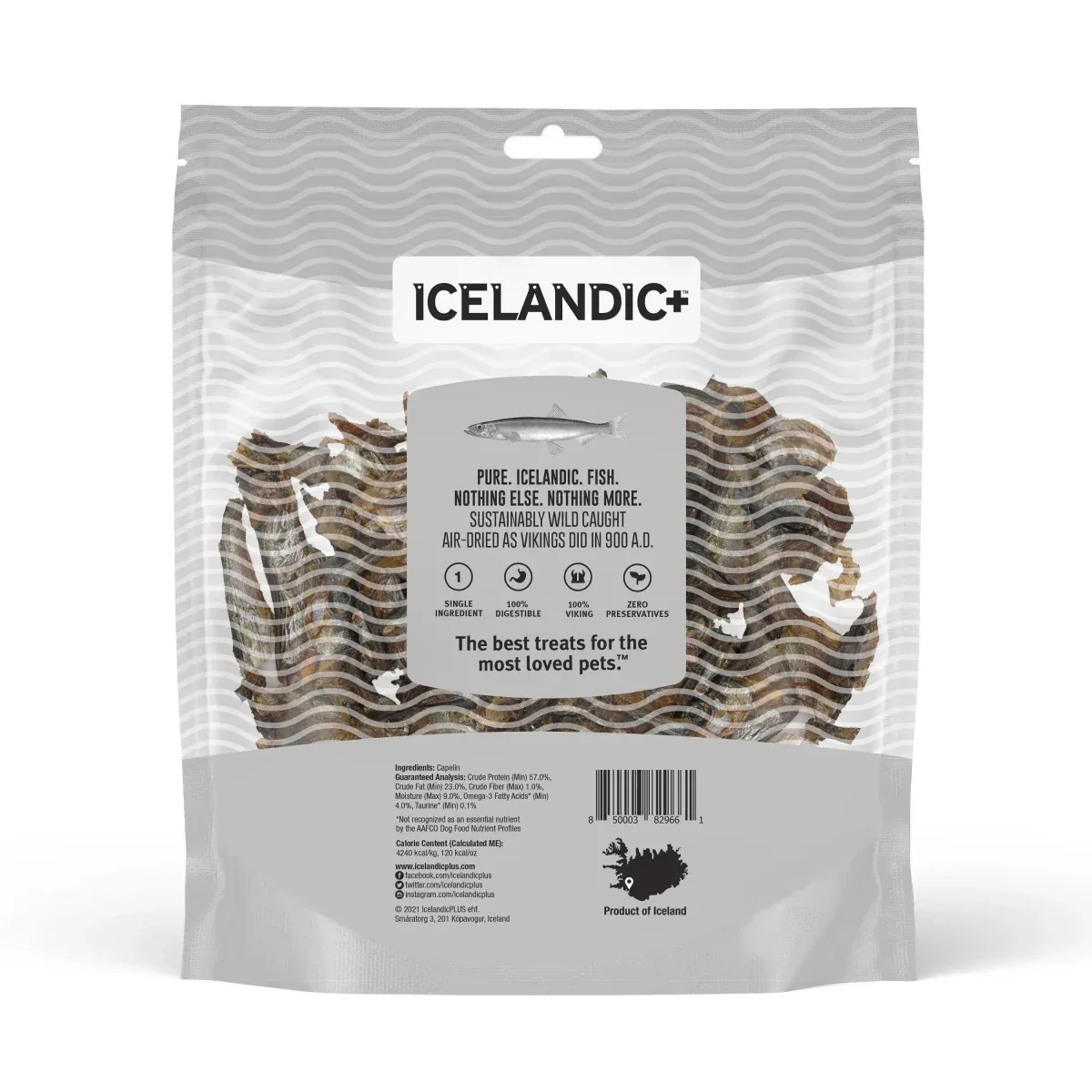 Icelandic Dog Capelin Whole Fish Bulk 12 oz - 8 Per Box - Image 2