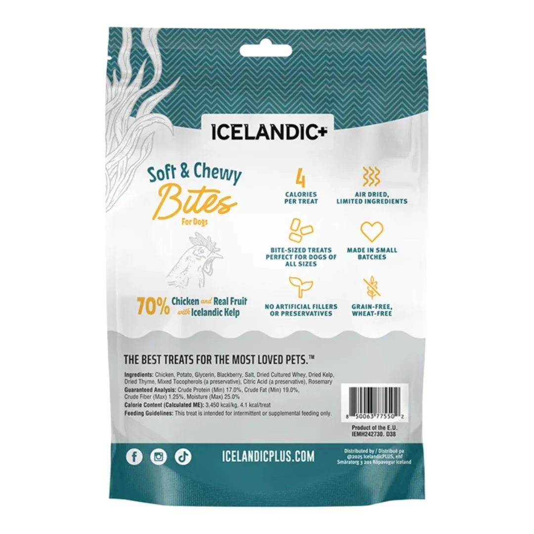 Icelandic Dog Chicken & Blackberry Soft & Chewy Bites 2.82 oz - Image 2