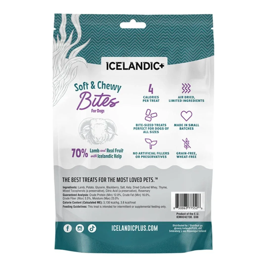 Icelandic Dog Lamb & Blackberry Soft & Chewy Bites 2.82 oz - Image 2