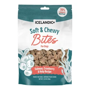 Icelandic Dog Salmon & Cranberry Soft & Chewy Bites 2.82 oz