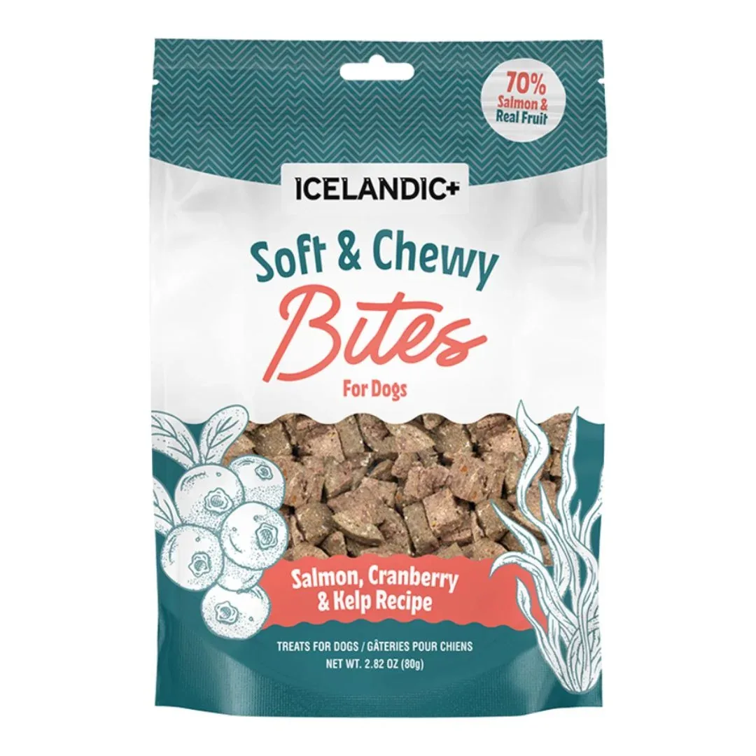 Icelandic Dog Salmon & Cranberry Soft & Chewy Bites 2.82 oz