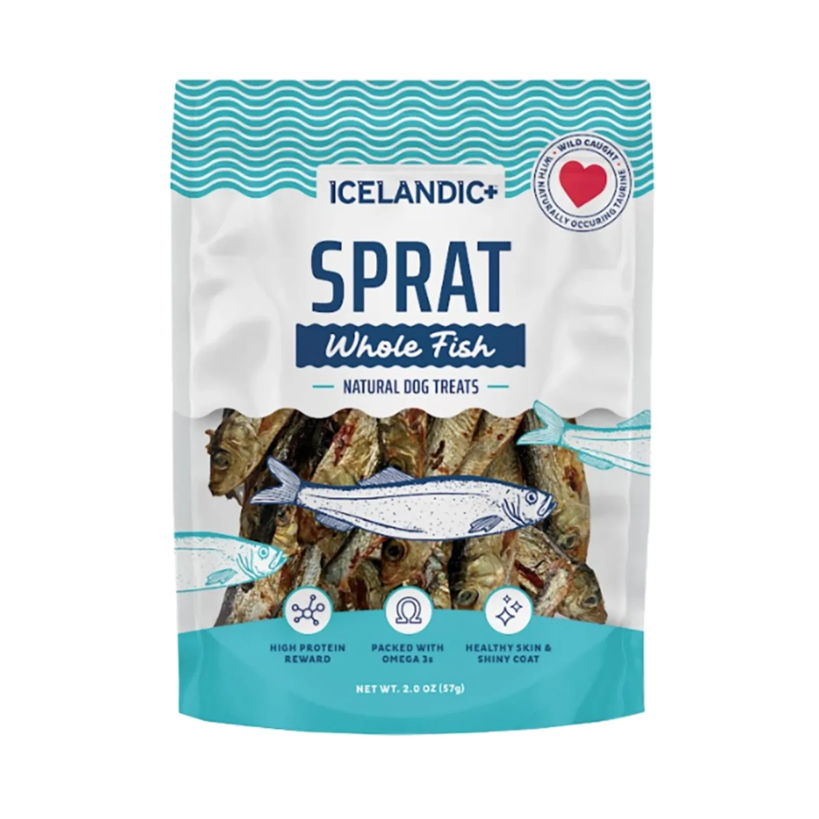 Icelandic Dog Sprats Whole Fish, 2 oz